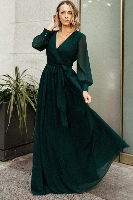 Lydia Maxi Dress | Hunter Green