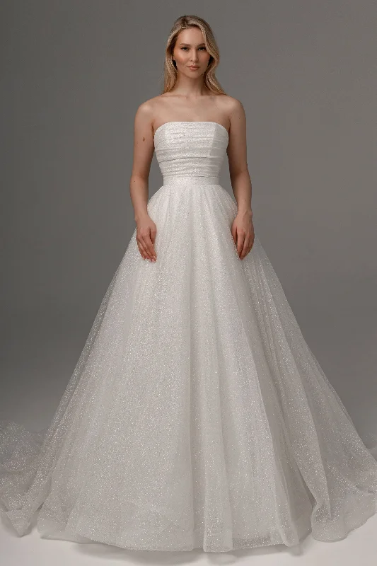 2 in 1 Wedding Dress Ebba With Detachable Kerstin Skirt