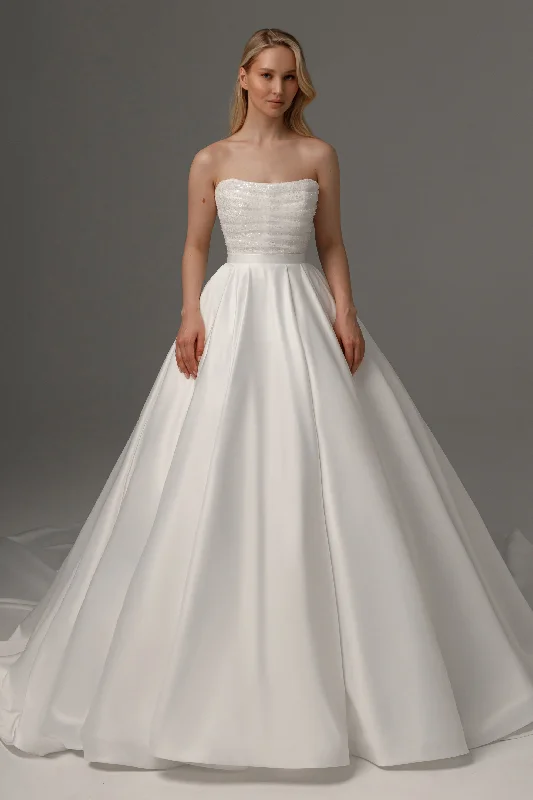 2 in 1 Wedding Dress Elu With Detachable Protea Skirt