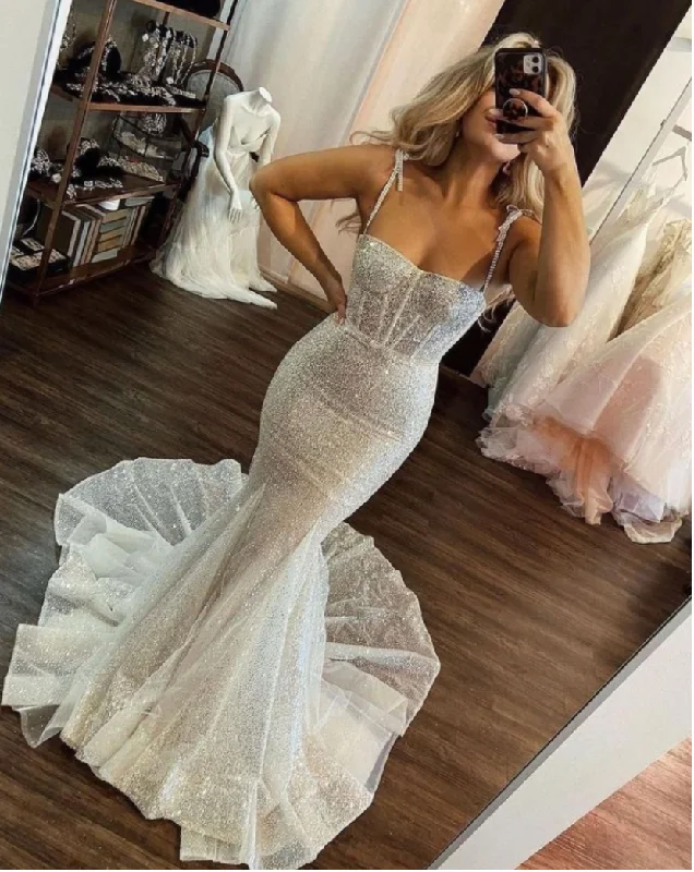 Sparkly Wedding Dresses  Bridal Gown Mermaid