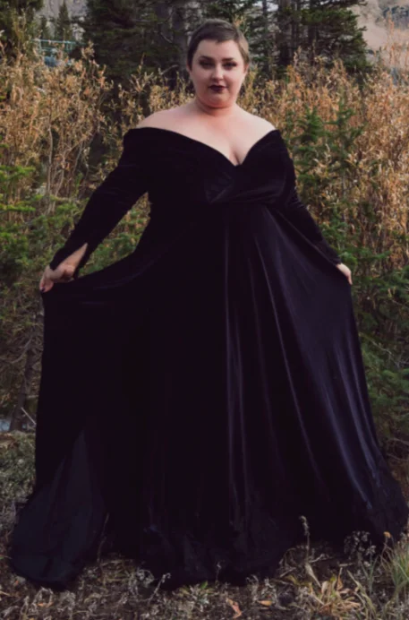 Black Wedding Dresses Bridal Gown Plus Size