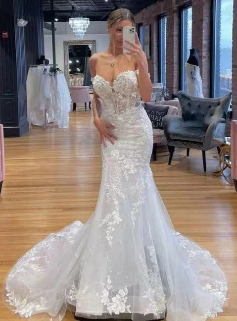 Wedding Dresses Bridal Gown Mermaid Off Shoulder