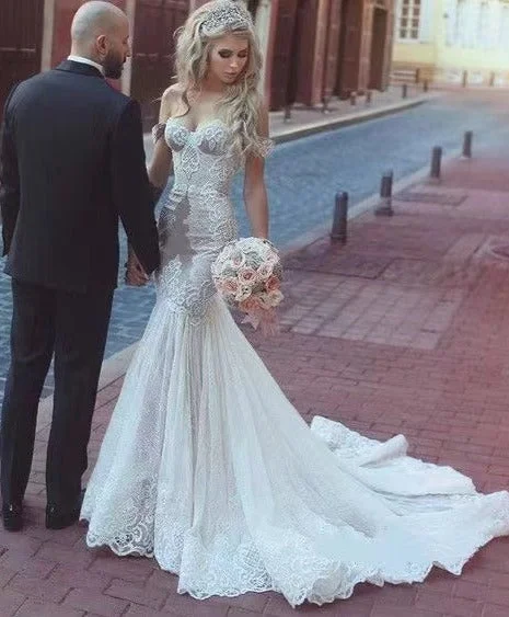 Wedding Dresses Bridal Gown Mermaid with Lace